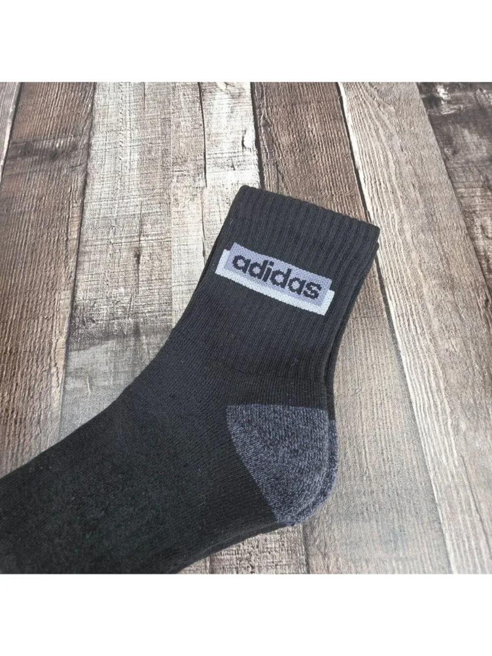 Adidas Cushioned Aeroready Compressions Socks Black 3 Pack 6-12 High Quarter New
